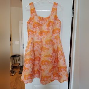 ASOS Floral Jacquard Dress